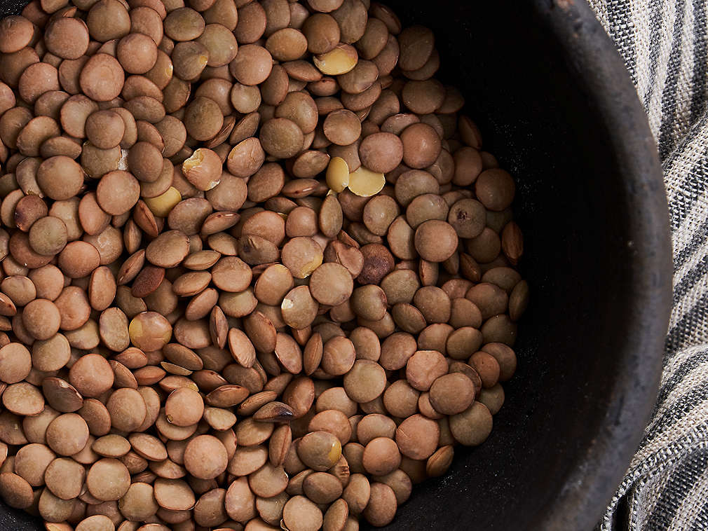 Linte proaspătă în detaliu