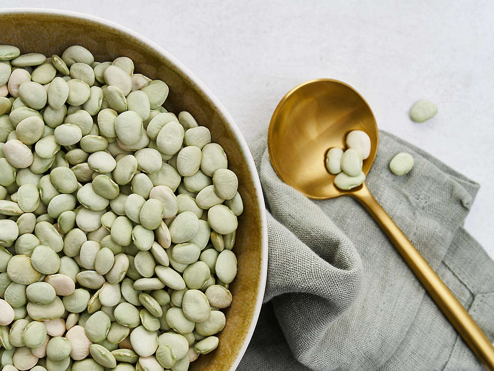 Fasole Lima proaspătă în detaliu