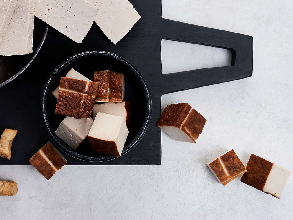 Tofu proaspăt în detaliu