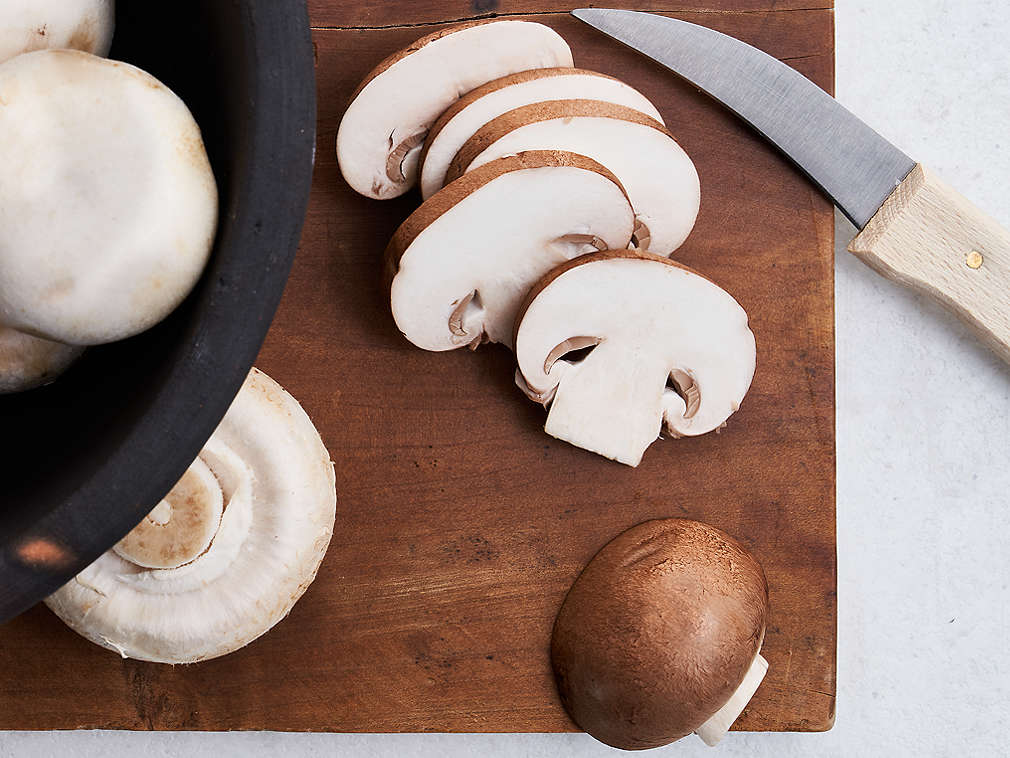 Champignon proaspete în detaliu