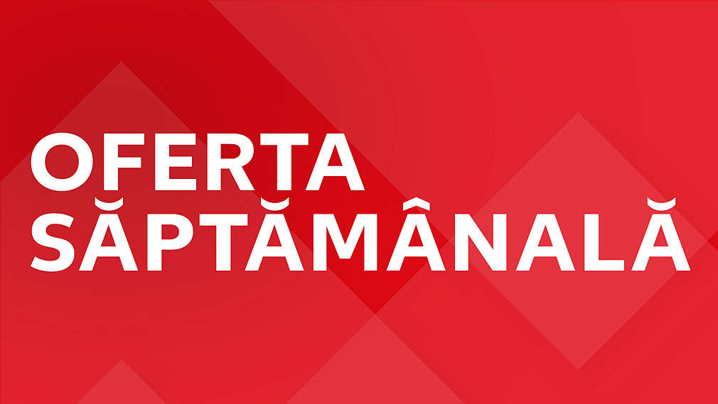 Red background with white text: Offers of the week