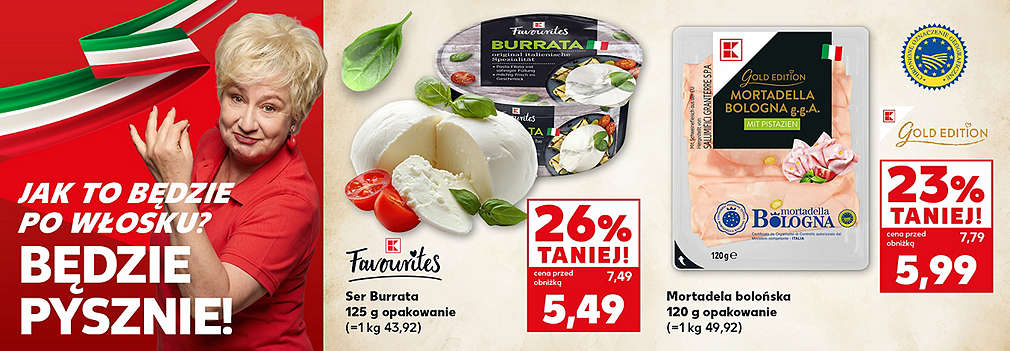 burata i mortadela