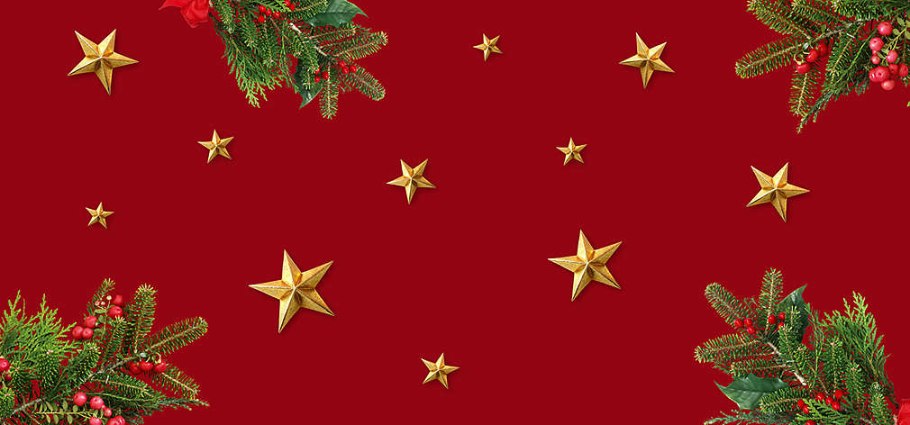 czerwone tło z deseniem bożonarodzeniowym