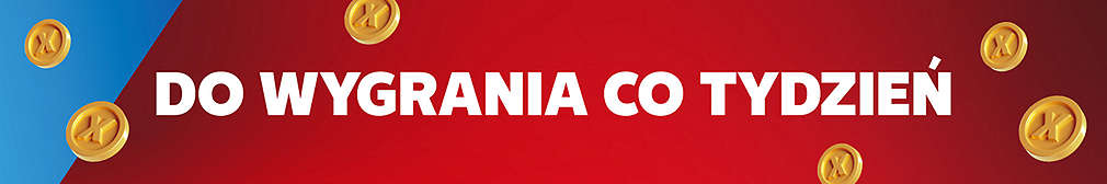 Napis "Do wygrania co tydzień
