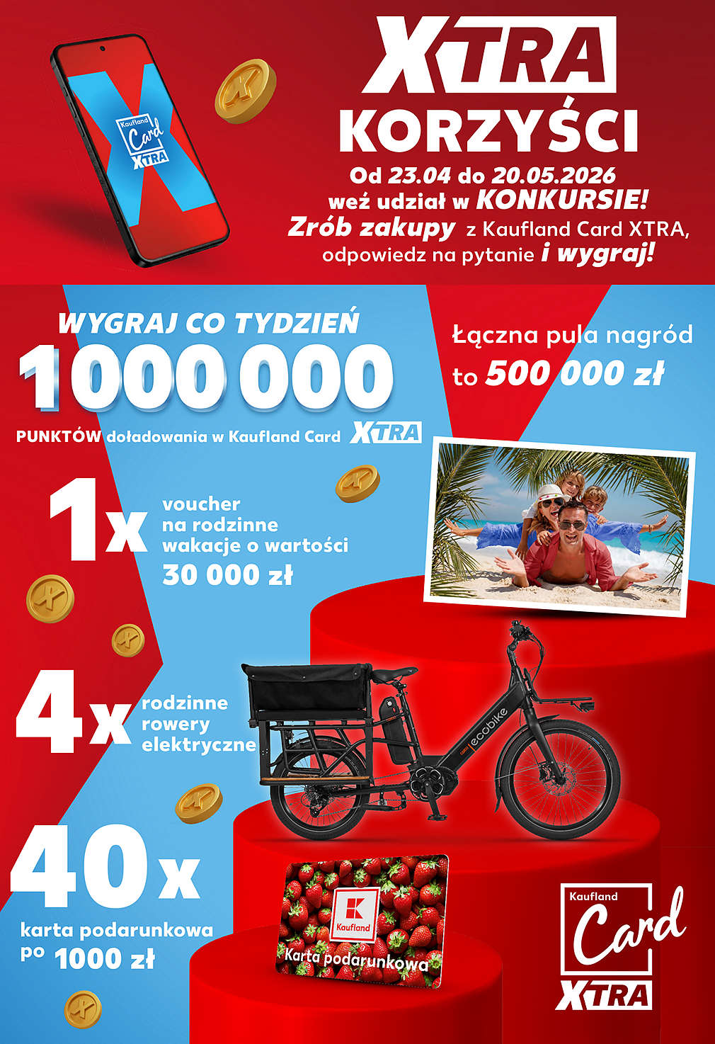 Zapowiedź konkursu z Kaufland Card XTRA